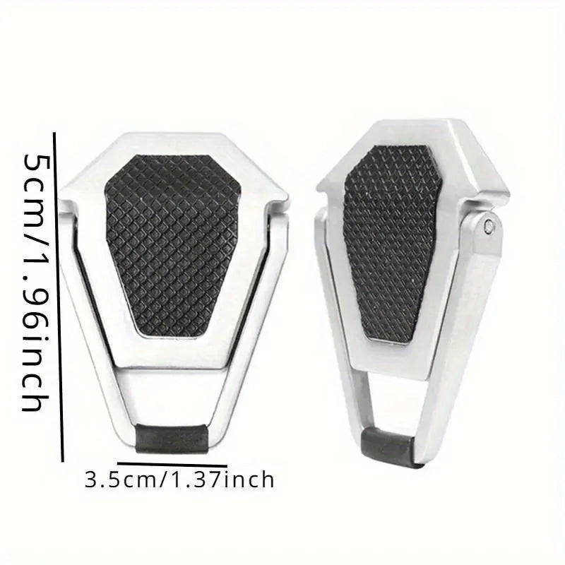 The mini stand folded flat against the laptop base