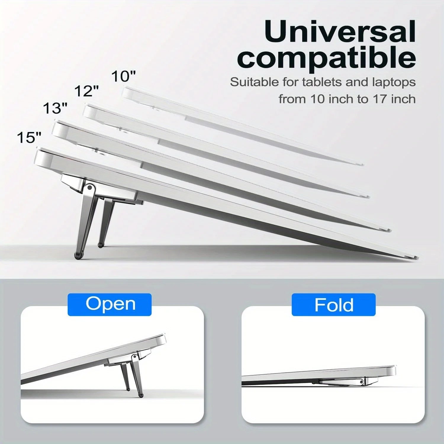 Close detail of the aluminium foot and adhesive pad